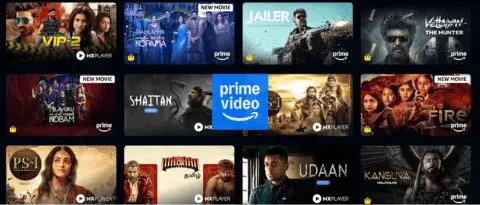 Tamil movies on Amazon Prime video