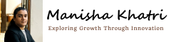 Loga Image and Headline of Manisha Khatri personal website.